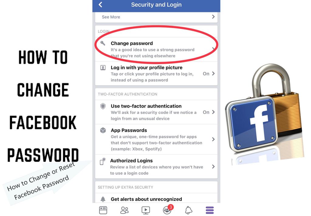 How to Change the Password on Facebook - Fb Reset Password